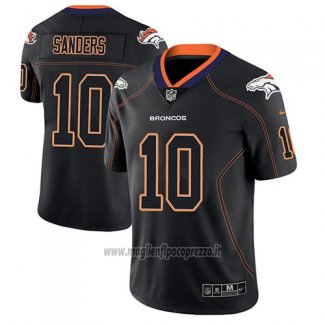 Maglia NFL Limited Denver Broncos Emmanuel Sanders Nero Color Rush 2018 Lights Out