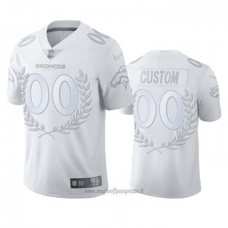 Maglia NFL Limited Denver Broncos Personalizzate MVP Bianco