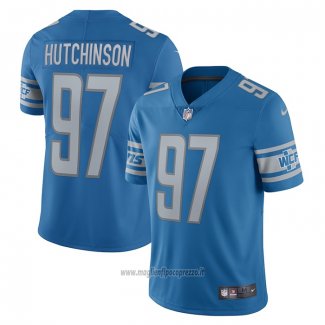 Maglia NFL Limited Detroit Lions Aidan Hutchinson Vapor Blu