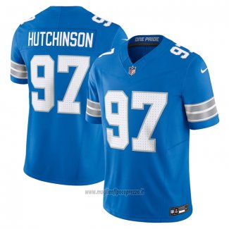 Maglia NFL Limited Detroit Lions Aidan Hutchinson Vapor F.u.s.e. Grigio