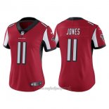 Maglia NFL Limited Donna Atlanta Falcons 11 Julio Jones Rosso Vapor Untouchable