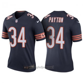 Maglia NFL Limited Donna Chicago Bears 34 Walter Payton Blu Rush Legend