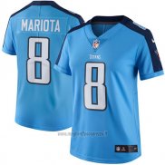 Maglia NFL Limited Donna Tennessee Titans 8 Mariota Blu