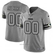 Maglia NFL Limited Green Bay Packers Personalizzate Team Logo Gridiron Grigio