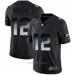 Maglia NFL Limited Green Bay Packers Rodgers Smoke Fashion Nero