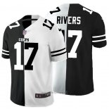 Maglia NFL Limited Indianapolis Colts Rivers Black White Split