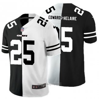 Maglia NFL Limited Kansas City Chiefs Edwards-Helaire Black White Split