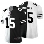 Maglia NFL Limited Kansas City Chiefs Mahomes White Black Split