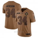 Maglia NFL Limited Las Vegas Raiders Bo Jackson 2023 Salute To Service Retired Marrone