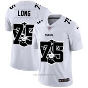 Maglia NFL Limited Las Vegas Raiders Long Logo Dual Overlap Bianco