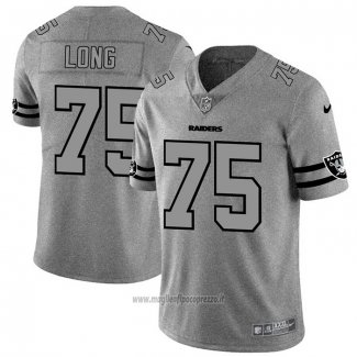 Maglia NFL Limited Las Vegas Raiders Long Team Logo Gridiron Grigio
