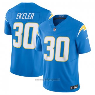 Maglia NFL Limited Los Angeles Chargers Austin Ekeler Vapor F.u.s.e. Blu
