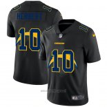 Maglia NFL Limited Los Angeles Chargers Herbert Logo Dual Overlap Nero