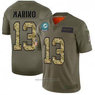 Maglia NFL Limited Miami Dolphins Marino 2019 Salute To Service Verde