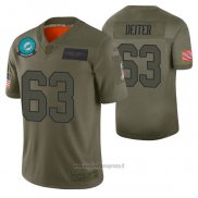 Maglia NFL Limited Miami Dolphins Michael Deiter 2019 Salute To Service Verde