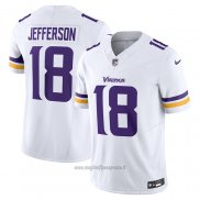 Maglia NFL Limited Minnesota Vikings Justin Jefferson Vapor F.U.S.E. Bianco