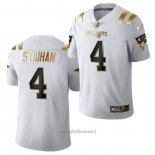 Maglia NFL Limited New England Patriots Jarrett Stidham Golden Edition 2020 Bianco