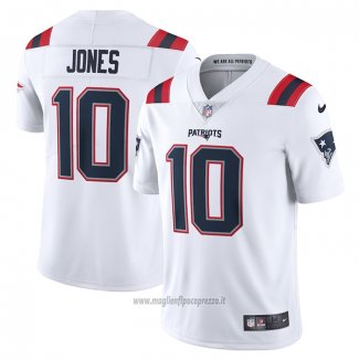 Maglia NFL Limited New England Patriots Mac Jones Vapor Untouchable Bianco