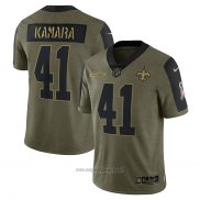 Maglia NFL Limited New Orleans Saints Alvin Kamara 2021 Salute To Service Verde