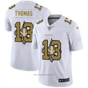 Maglia NFL Limited New Orleans Saints Thomas Logo Dual Overlap Bianco