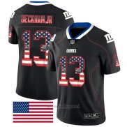 Maglia NFL Limited New York Giants Beckham Jr Rush USA Flag Nero