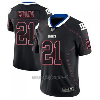 Maglia NFL Limited New York Giants Landon Collins Nero Color Rush 2018 Lights Out