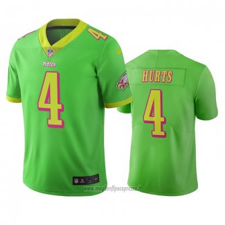 Maglia NFL Limited Philadelphia Eagles Jalen Hurts Citta Edition Verde
