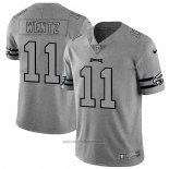 Maglia NFL Limited Philadelphia Eagles Wentz Team Logo Gridiron Grigio