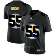 Maglia NFL Limited Pittsburgh Steelers Bush Logo Dual Overlap Nero