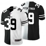 Maglia NFL Limited Pittsburgh Steelers Fitzpatrick Black White Split