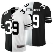 Maglia NFL Limited Pittsburgh Steelers Fitzpatrick Black White Split