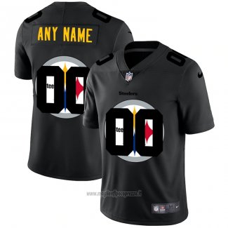 Maglia NFL Limited Pittsburgh Steelers Personalizzate Logo Dual Overlap Nero