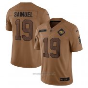 Maglia NFL Limited San Francisco 49ers Deebo Samuel 2023 Salute To Service Marrone