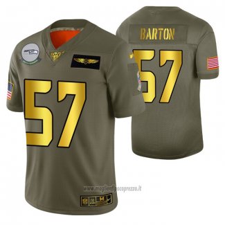 Maglia NFL Limited Seattle Seahawks Cody Barton 2019 Salute To Service Verde