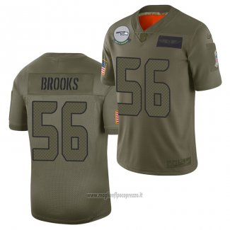 Maglia NFL Limited Seattle Seahawks Jordyn Brooks 2019 Salute To Service Verde