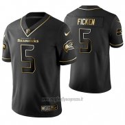 Maglia NFL Limited Seattle Seahawks Sam Ficken Golden Edition Nero