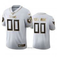 Maglia NFL Limited Tennessee Titans Personalizzate Golden Edition Bianco