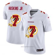 Maglia NFL Limited Washington Commanders Haskins JR Logo Dual Overlap Bianco
