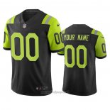 Maglia NFL New York Jets Personalizzate Citta Edition Nero