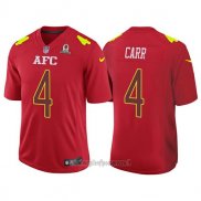 Maglia NFL Pro Bowl AFC Carr 2017 Rosso