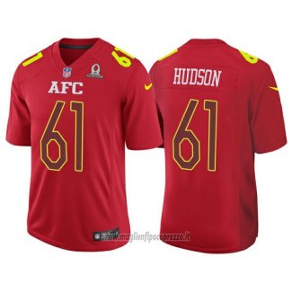 Maglia NFL Pro Bowl AFC Hudson 2017 Rosso