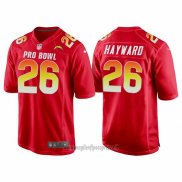 Maglia NFL Pro Bowl Los Angeles Chargers 26 Casey Hayward AFC 2018 Rosso
