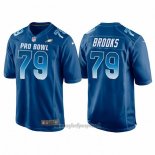 Maglia NFL Pro Bowl Philadelphia Eagles 79 Brandon Brooks NFC 2018 Blu