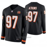Maglia NFL Therma Manica Lunga Cincinnati Bengals Geno Atkins Nero