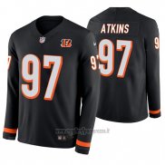 Maglia NFL Therma Manica Lunga Cincinnati Bengals Geno Atkins Nero