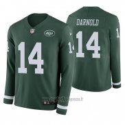 Maglia NFL Therma Manica Lunga New York Jets Sam Darnold Verde