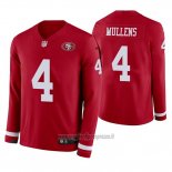 Maglia NFL Therma Manica Lunga San Francisco 49ers Nick Mullens Rosso