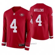 Maglia NFL Therma Manica Lunga San Francisco 49ers Nick Mullens Rosso