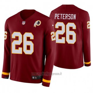 Maglia NFL Therma Manica Lunga Washington Commanders Adrian Peterson Rosso