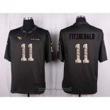 Maglia NFL Anthracite Arizona Cardinals Fitzgerald 2016 Salute To Service